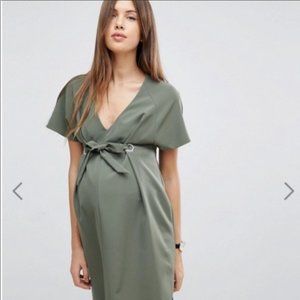 ASOS Olive Maternity Dress